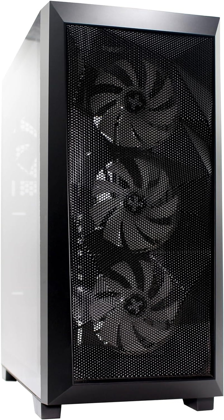 Xilence Xilent Breeze X712.RGB Gaming PC Gehäuse, 3X 120mm ARGB Lüfter, 1x 120mm PWM Lüfter, ATX Mid