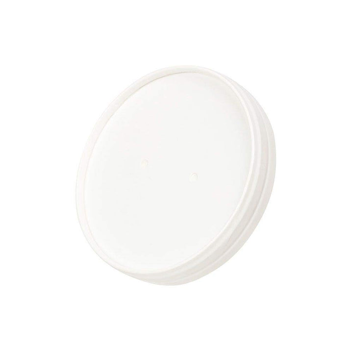 BIOZOYG Karton-Membran-Deckel weiss 500 Stk. Ø 9,8 cm I Pappbecher to-go Deckel I PLA-beschichtet &amp;