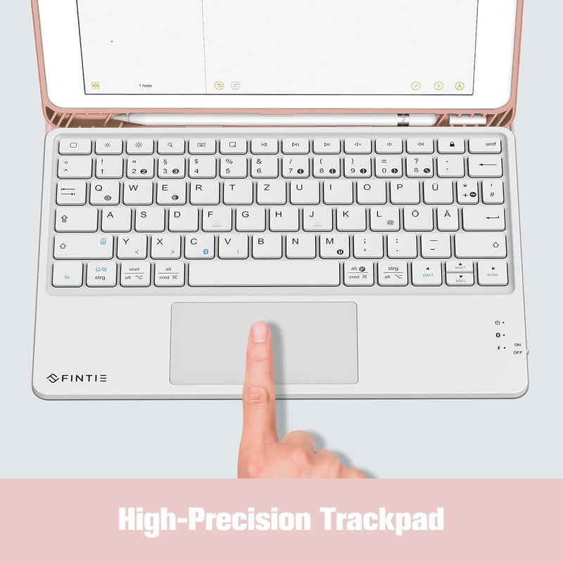 Fintie Tastatur Hülle für iPad (9. / 8. und 7. Generation - 2021/2020/2019), iPad 10.2 Hülle mit Tas