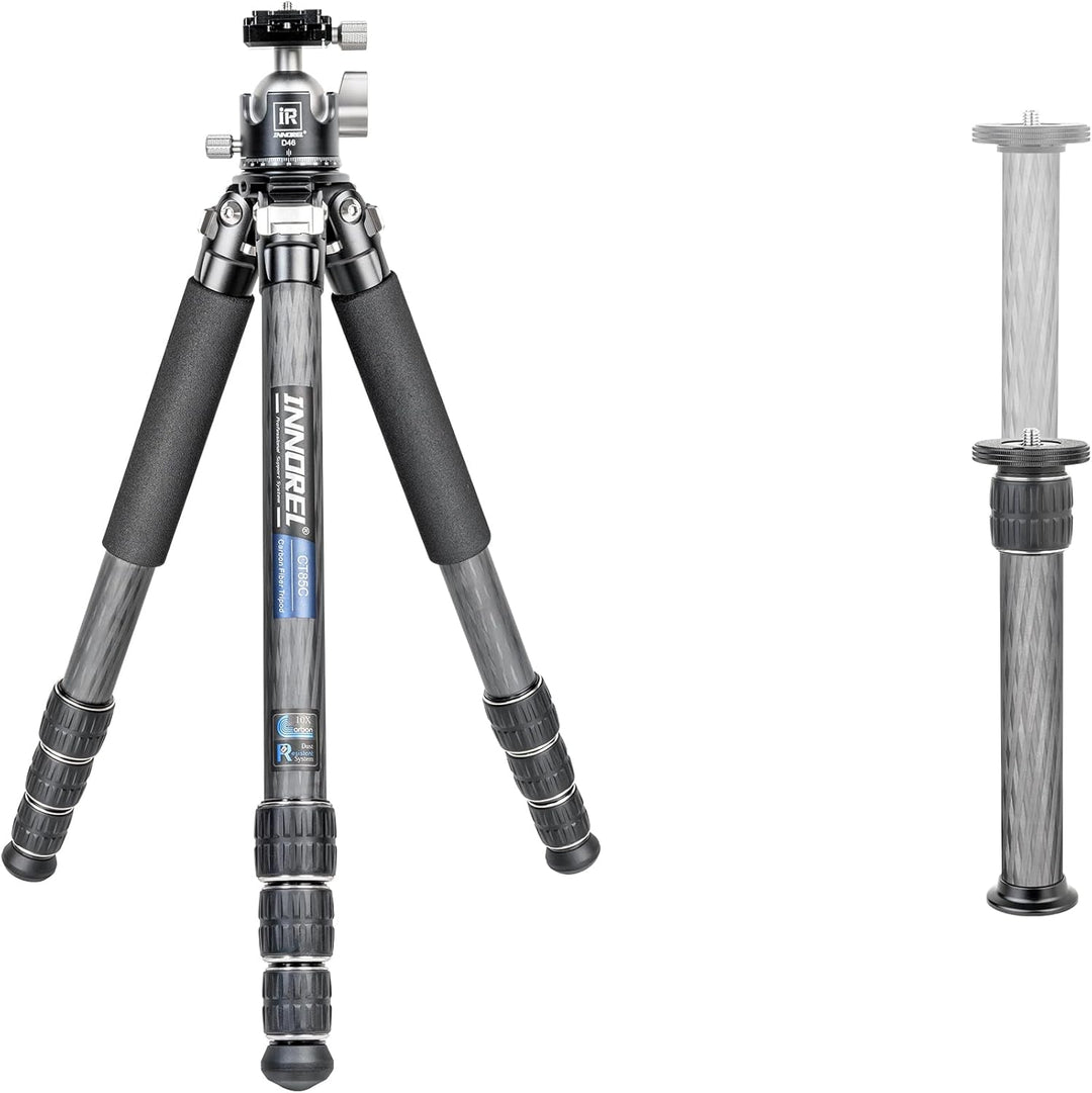 Kohlefaser-Stativ-INNOREL CT85C Professionelles tragbares Stativ für DSLR-Kamera Schwerlastständer 3