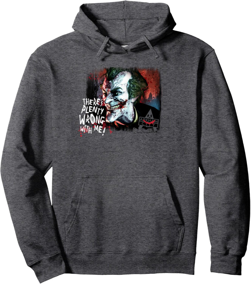 Batman: Arkham City The Joker Plenty Wrong Pullover Hoodie