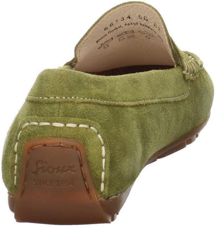 Sioux Damen Carmona Mokassin 36 EU Khaki, 36 EU Khaki