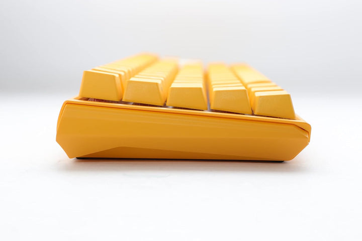 Ducky One 3 Yellow - Mechanische Gaming Tastatur Deutsches Layout im SF-Format (65% Keyboard) mit Ch