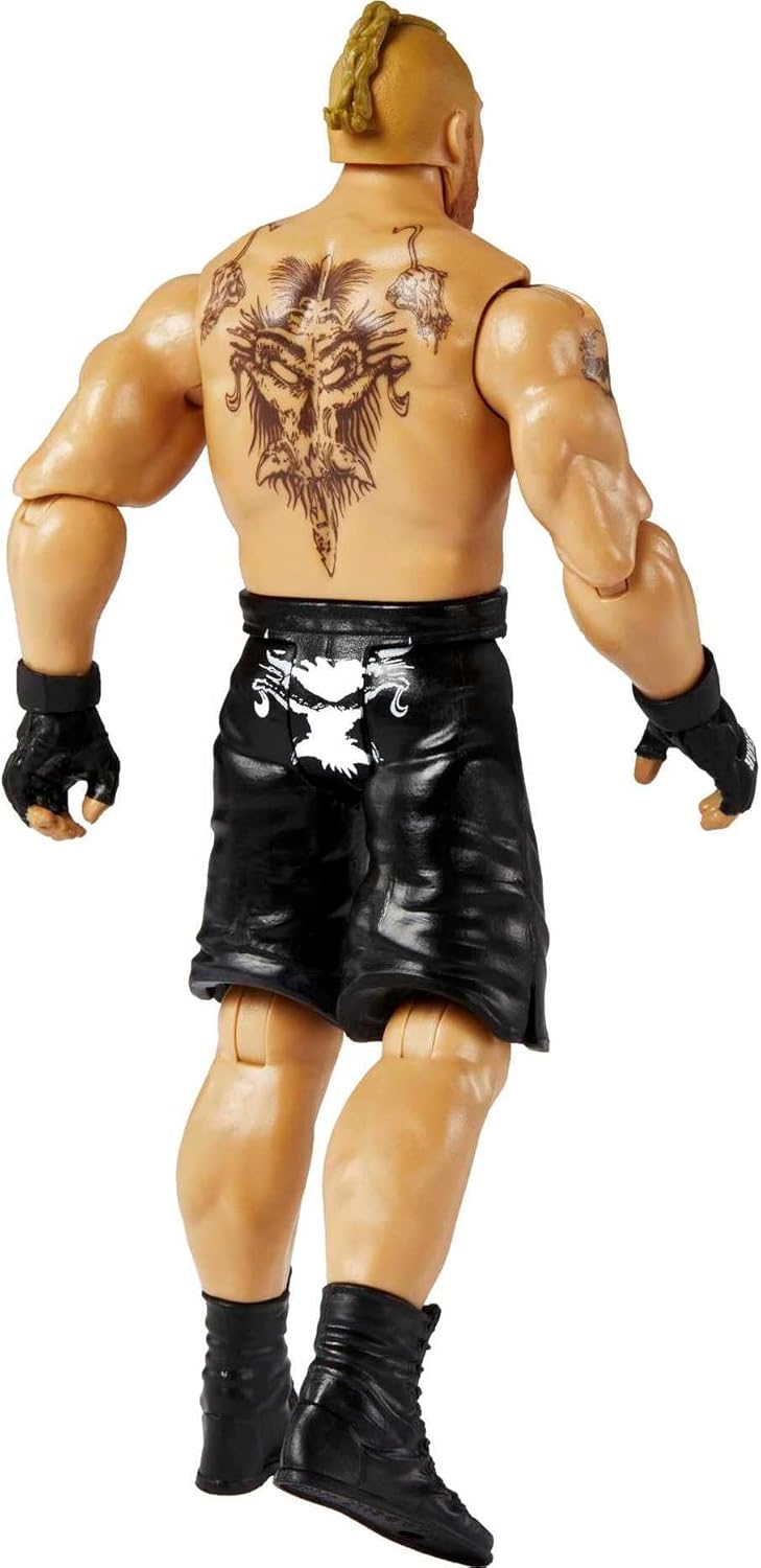 WWE MATTEL Basic 135 Brock Lesnar Actionfigur, bewegliches 15,2 cm grosses Sammlerstück für Kinder a
