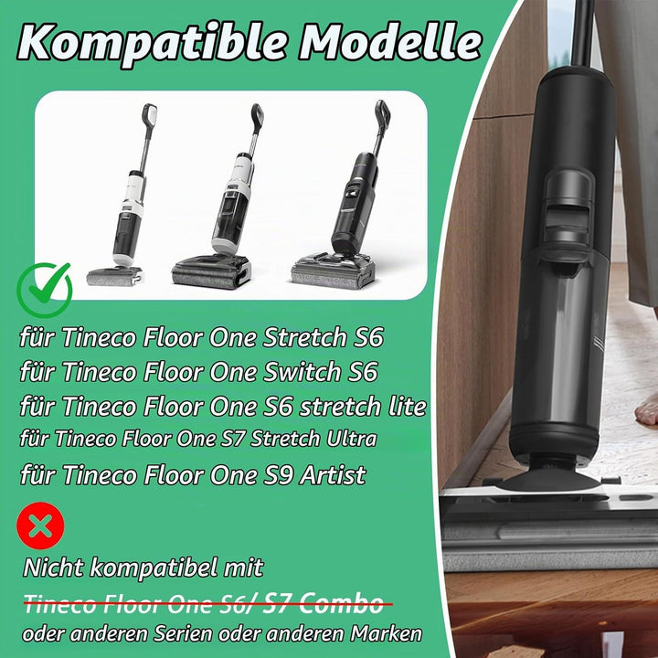 Zubehörset für Tineco Floor One Stretch S6/ Switch S6/ S7 Stretch Ultra/ S6 stretch lite/ S9 Artist