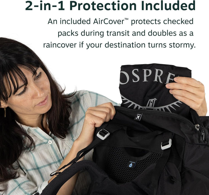 Osprey Fairview Damen-Trekkingrucksack, 70L, Black, 70L
