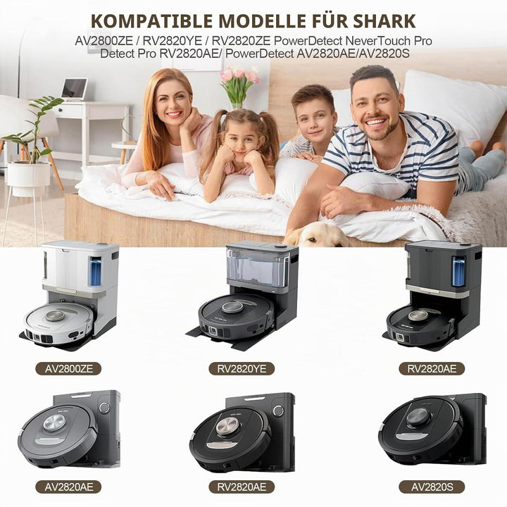 2er-Set Hauptbürstenersatz für Shark PowerDetect AV2820AE / AV2820S、Shark Detect Pro RV2820AE, und k