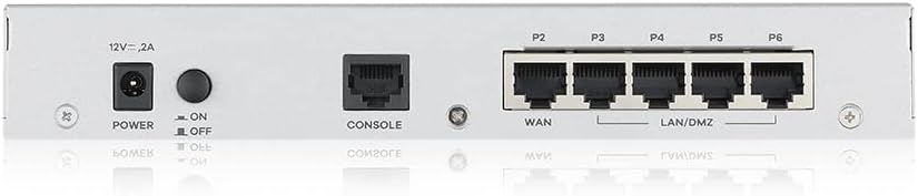 Zyxel ZyWALL 350 Mbit/s VPN-Firewall, empfohlen für bis zu 10 Benutzer [USG Flex 50]