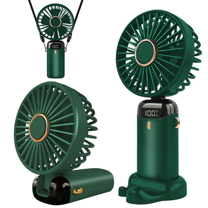Jsdoin Handventilator, Tragbarer Mini Ventilator, Wiederaufladbar, Kleiner Taschenventilator Mit 5 G