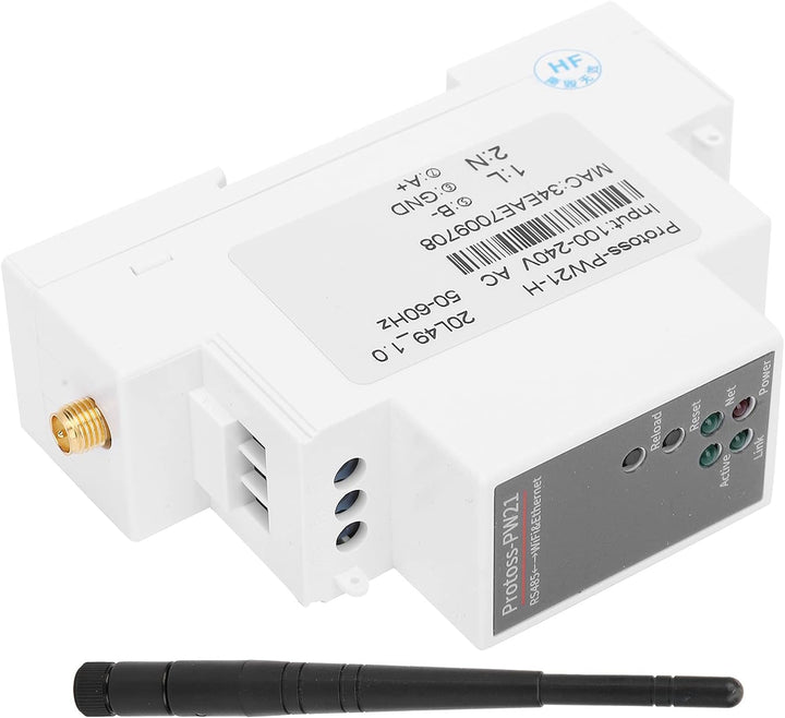 BOROCO RS485 to Ethernet/WLAN Converter, rs485 Wlan bridge,Modbus für ECos mit Antenne PW21-H AC 100