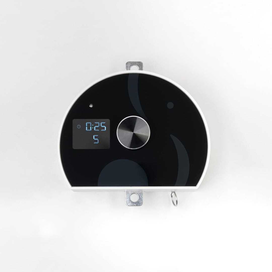 elvent® Federwiege Lullaby - Babywiege - Motor für Federwiege (Schwarz-Weiss), Schwarz-weiss