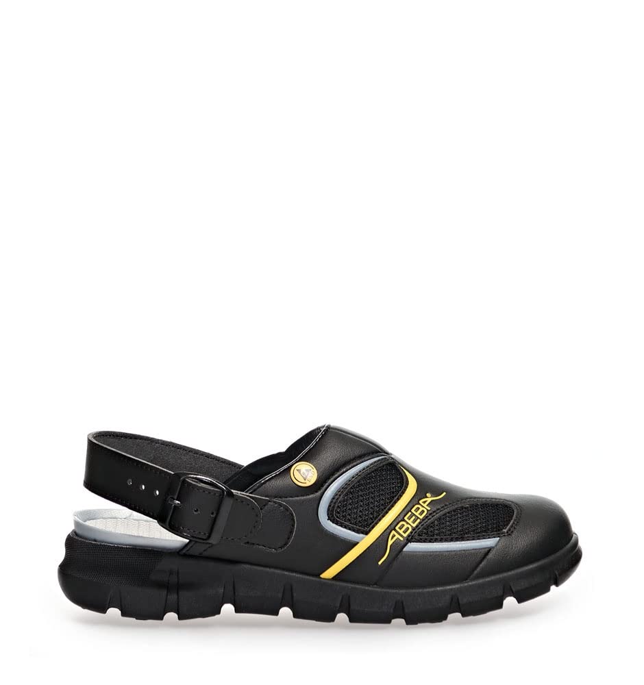 Abeba 37343-39 DYNAMIC Verstopfen, OB, A, E, FO, SRC, Schwarz/Gelb, Grösse 39 39 EU, 39 EU