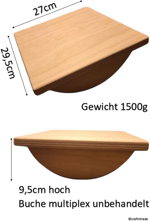 VenenVital Holzwippe | Gefertigt in Deutschland | plastikfreier Versand | Venenwippe | Fusswippe | V