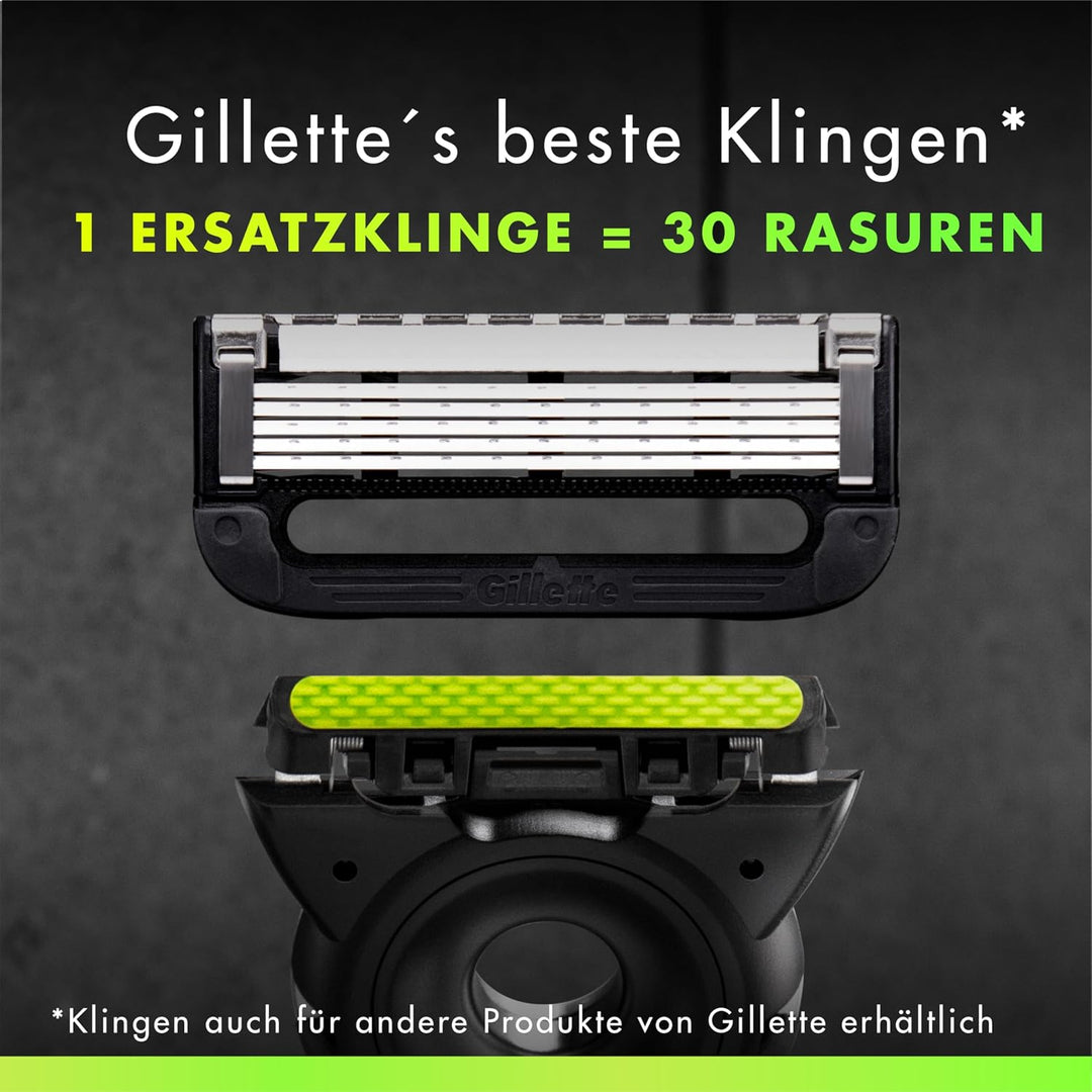 Gillette Labs Rasierklingen für Männer, 5 Original Ersatzklingen, Klingen für Herren Kompatibel mit