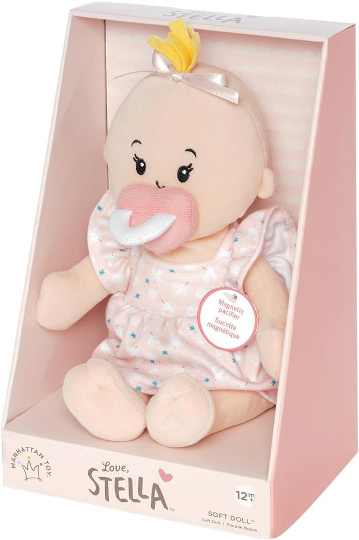 Manhattan Toy 153090 Wee Baby Stella weiche Puppe, pfirsichfarben, 30,48 cm Wee Baby Stella Peach, W