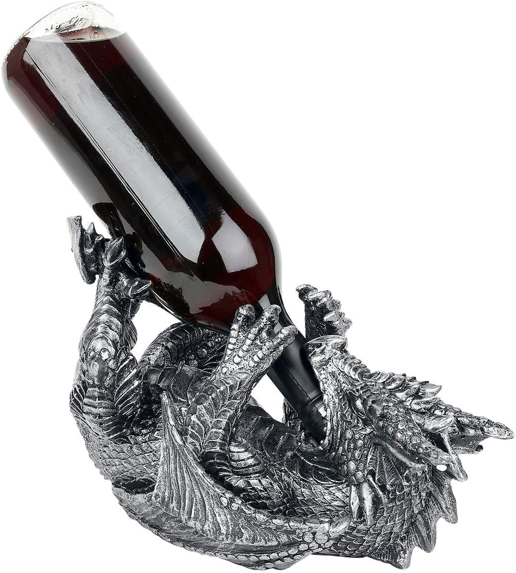 Nemesis Now Guzzlers Drachen-Weinflaschenhalter, 32 cm,