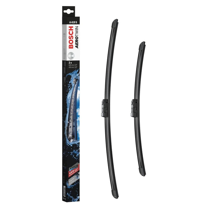 Bosch Scheibenwischer Aerotwin A419S, Länge: 600mm/450mm − Set für Frontscheibe