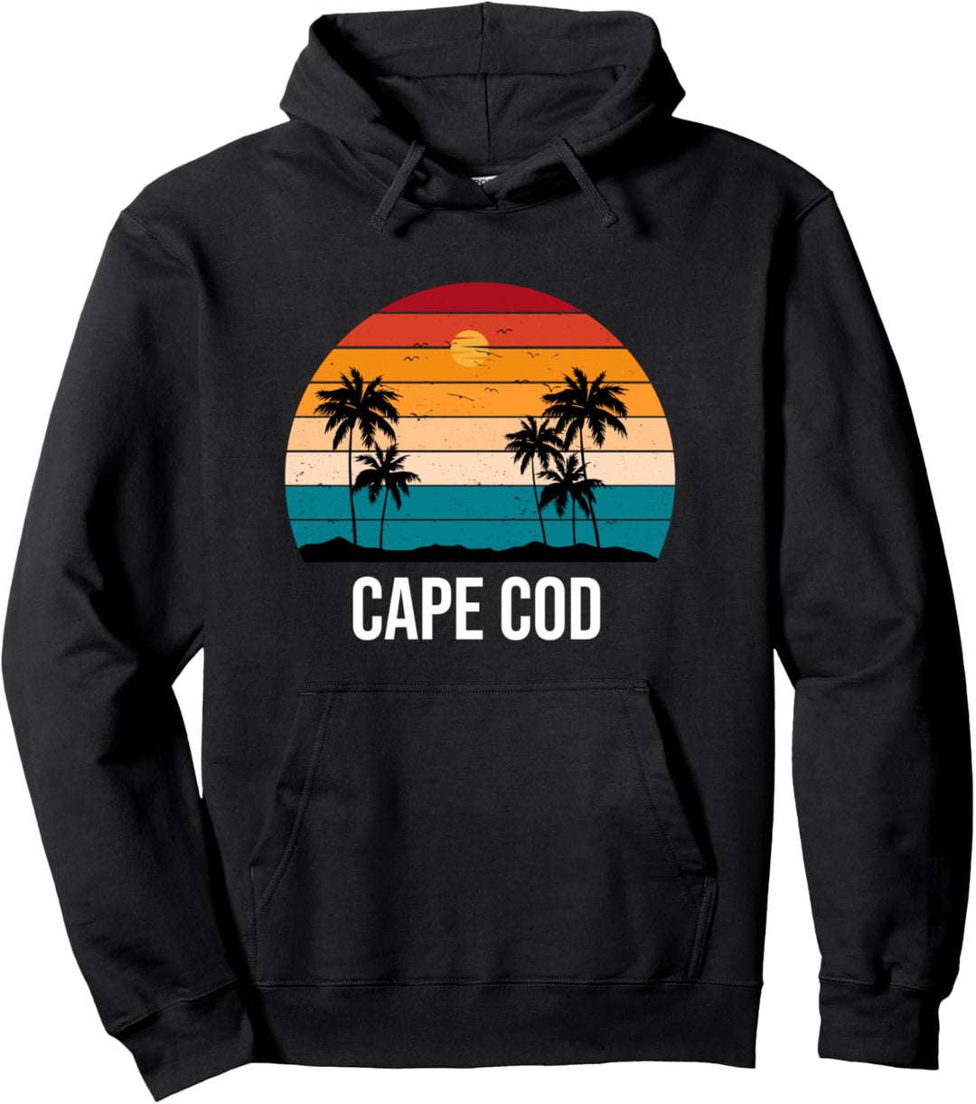 Cape Cod Urlaub Souvenir Sonne Palme Strand Ozean Pullover Hoodie
