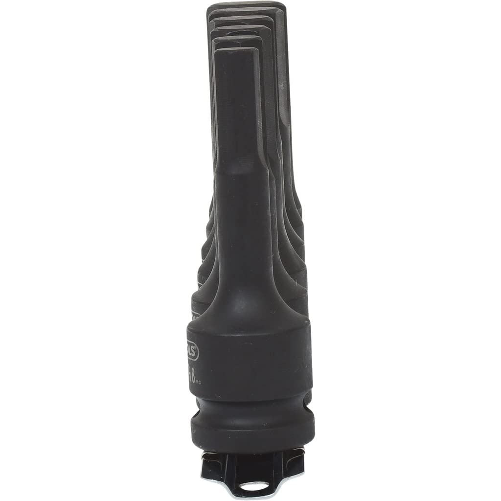 KS Tools 515.1104 1/2" Kraft-Bit-Stecknuss-Satz, lang, 6-tlg.