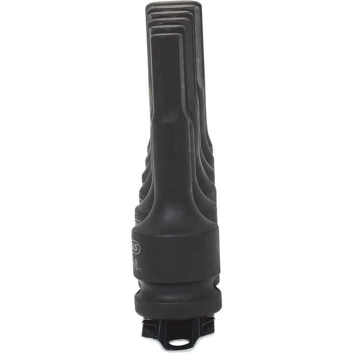 KS Tools 515.1104 1/2" Kraft-Bit-Stecknuss-Satz, lang, 6-tlg.