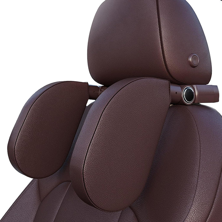 Aipwerer Kopfstütze Auto, Weichem Gedächtnisschaum,Einziehbare Abnehmbare Nackenstütze Autositz Seit