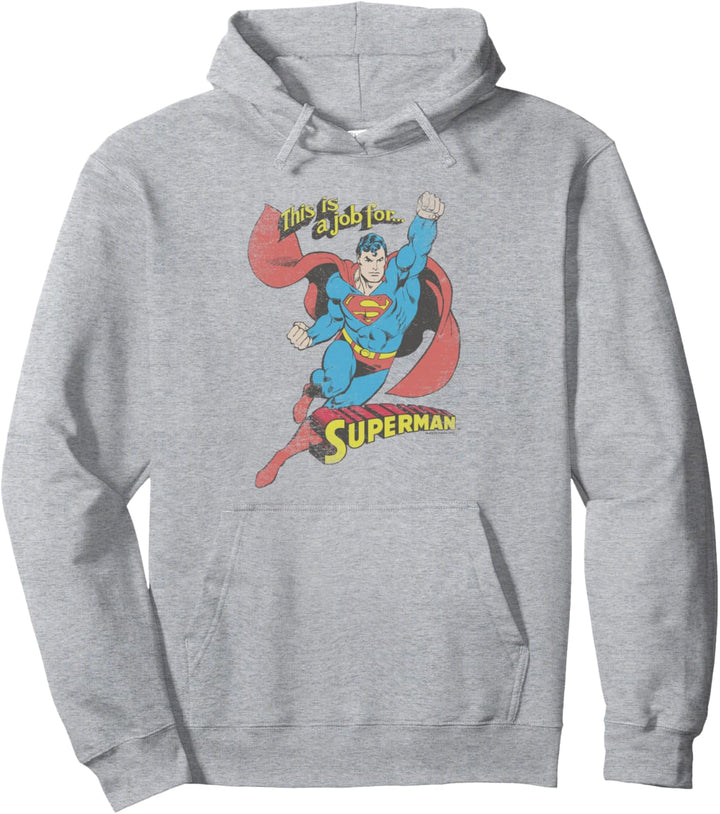Superman On the Job Pullover Hoodie