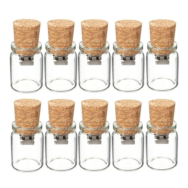 Anloter 32 GB USB-Stick in Form einer süssen Flasche, Drift Jar USB-Stick aus transparentem Glas für