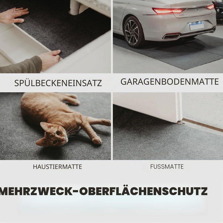 Mehrzweck-Läufer mit Gummirückseite, wasserdicht, kann für Garagenböden, Garagenbodenmatte für unter