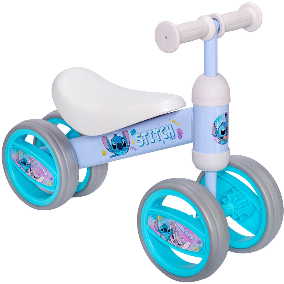 sarcia.eu Rutschfahrzeug, 4 Räder, leicht und stabil aus Metall 1+ Jahr Stitch Blau, Stitch Blau