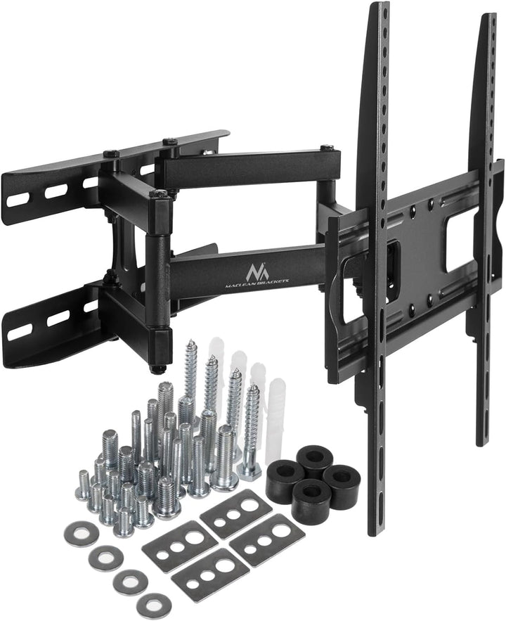 Maclean MC-760 LCD LED Plasma TV Halterung Doppelarm Wandhalterung 26-55" Max. VESA 400x400 30kg 180