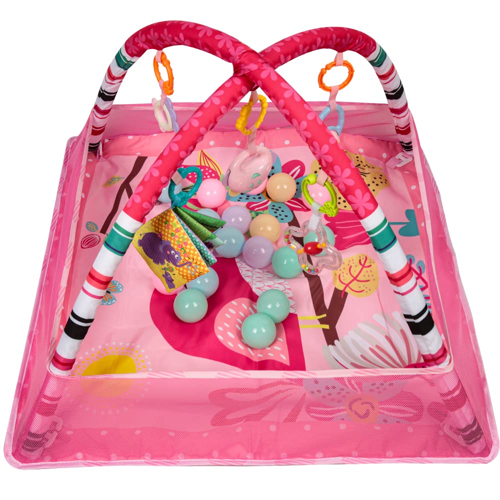 Baby Spielbogen Baby Spieldecke mit Musik & Lichtern ，Pädagogisches Spielzeug für Baby & Kleinkinder