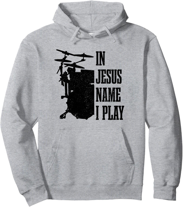 Christian Drummer Drummer, Drumming für Jesus Pullover Hoodie