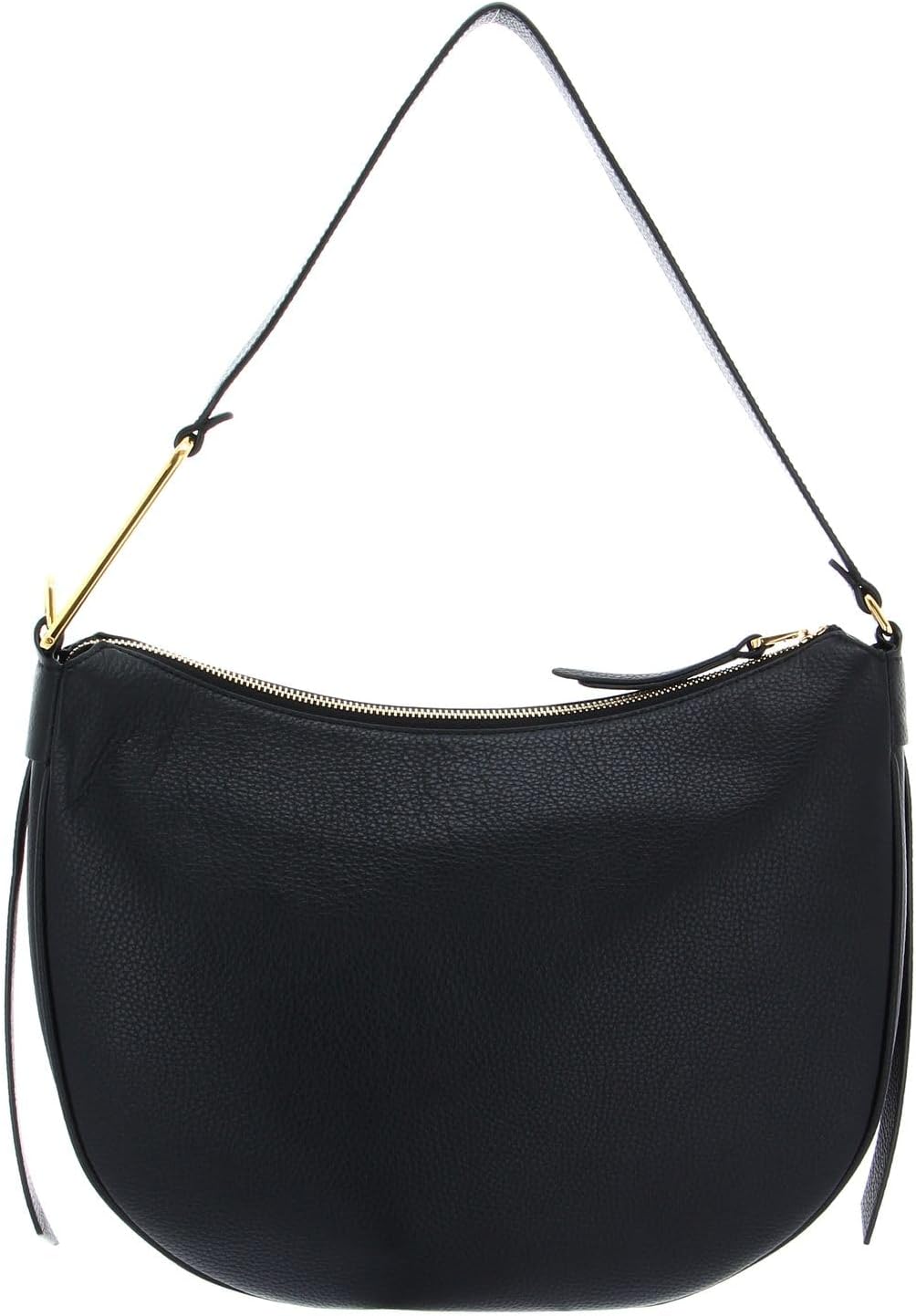 Coccinelle Priscilla Schultertasche Leder 30 cm Noir, Noir