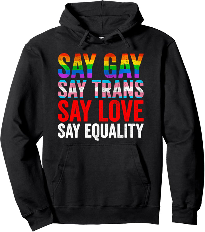 Unterstützen Sie Den Lgbtq Gay Rights Equality Awareness Pullover Hoodie