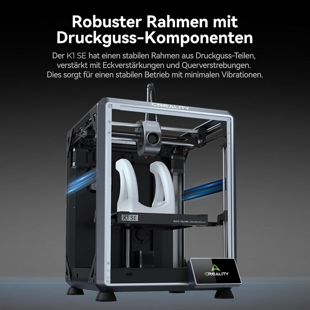Creality K1 SE 3D-Drucker, 2024 Neuester DIY-Friendly Fast 3D Printer, 600mm/s Max Speed vollständig