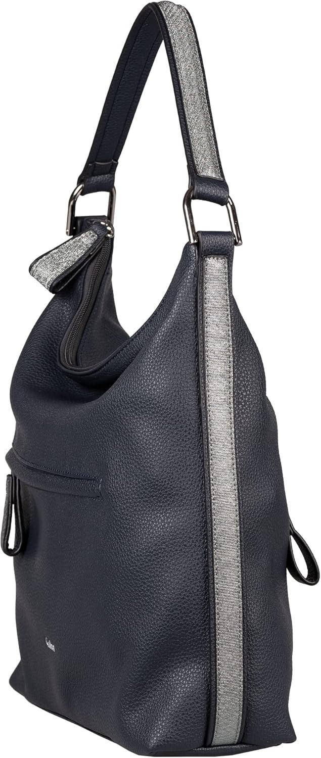 Gabor bags Anina Damen Hobo Bag Schultertasche Dark Blue, Dark Blue