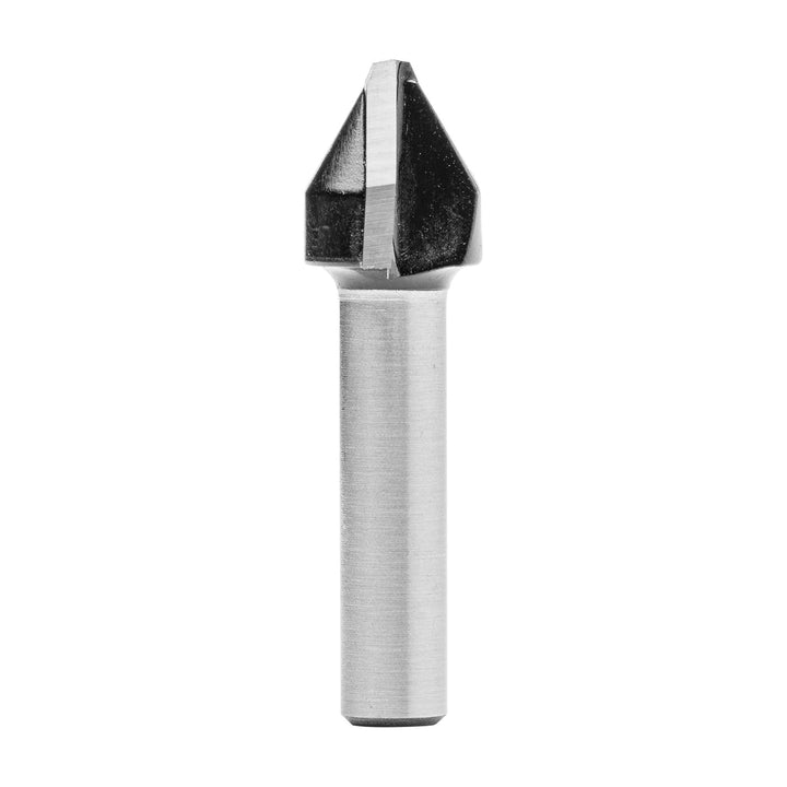 ENT 12190 Schriftenfräser HW, Schaft (S) 8 mm, Durchmesser (D) 4,5 mm, NL 15,1 mm, E 60°, SL 32 mm,