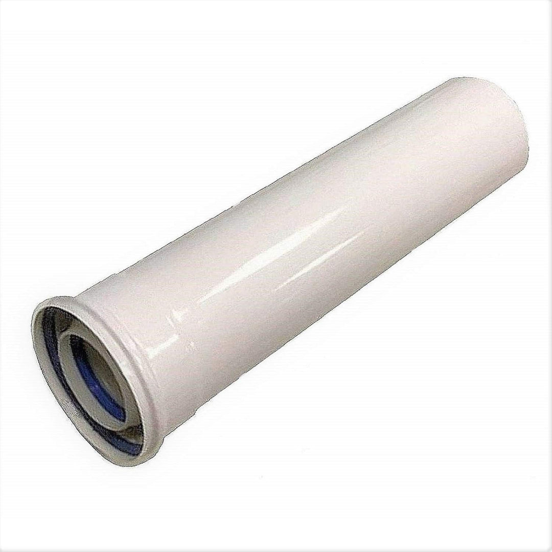 500mm Konzentrisches Luft-/Abgasrohr Ø 80/125 mm, Innen Kunststoff PP/Aussenrohr aus verzinktem Stah