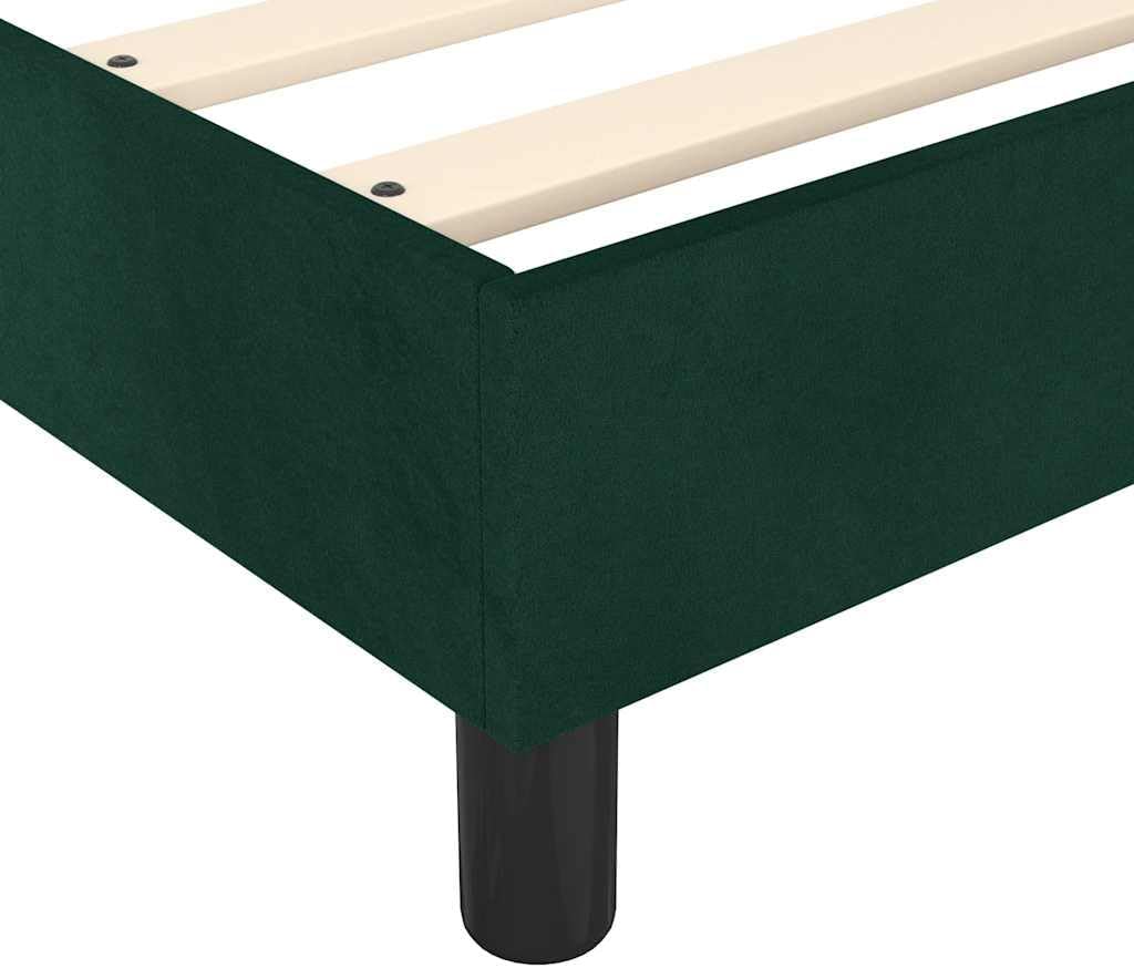 vidaXL Boxspringbett, Bettgestell mit Lattenrost, Bett Polsterbett mit Stützbeinen, Einzelbett Schla