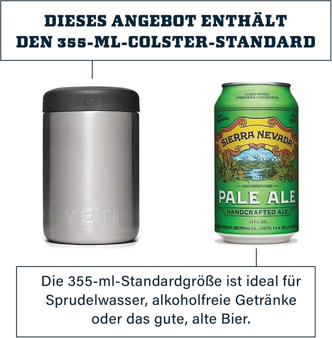 YETI Rambler Colster Dosenisolierer, White, 12oz (330ml) White - 12oz (330ml), White - 12oz (330ml)
