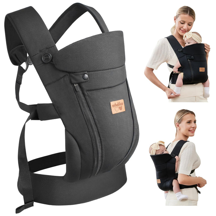 Babytrage für Neugeborene ab Geburt,Ergonomische,mit Verstellbarer Gürtel,Baby Bauchtrage Rückentrag