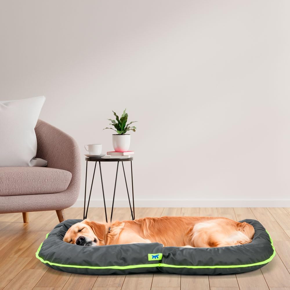 Ferplast Hundebett Hundematte, Hundekissen OSCAR 100 aus Waschbarem Technischen Stoff, Wasserabweise