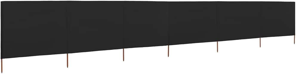 Myheimly Windschutzgewebe,Windschutz Sichtschutz Balkon,Sichtschutzzaun Schwarz,800 x 160 cm 800 x 1