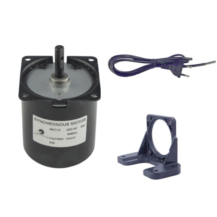CHANCS Elektromotor-Grill mit hohem Drehmoment 68KTYZ 220V 5RPM CW/CCW Drehmoment 70Kgf.cm Konsolenh