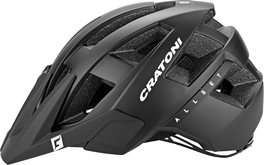 Cratoni Fahrradhelm AllSet S/M Black Matt, S/M Black Matt