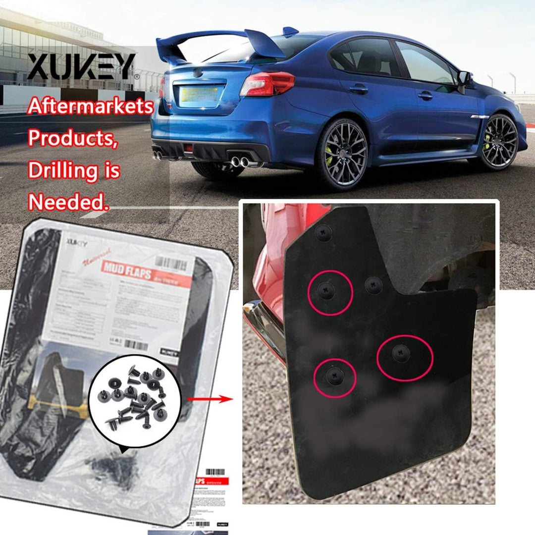 XUKEY 4 stücke set Universal Schmutzfänger Für Auto Pickup SUV Van Lkw Schmutzfänger Spritzschutz Ko