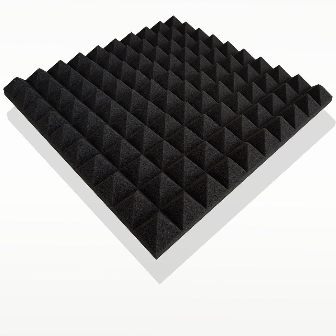 36x Platten Akustikschaumstoff"Die Neue", Anthrazit Schwarz, ca. 9,0