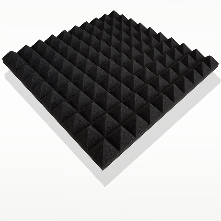 36x Platten Akustikschaumstoff"Die Neue", Anthrazit Schwarz, ca. 9,0