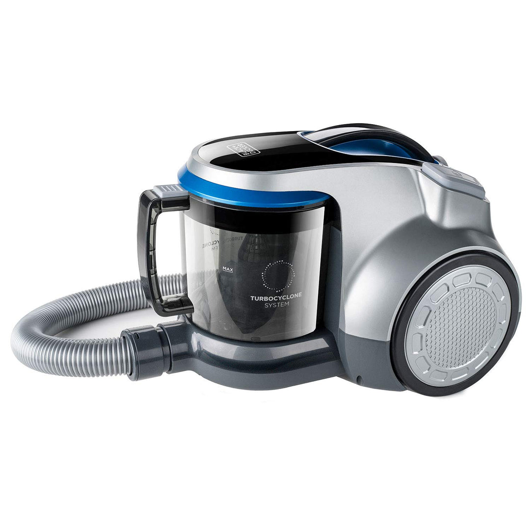 BLACK+DECKER BXVML700E, Beutelloser Staubsauger, Grau, 700W 700W ohne Beutel Grau, 700W ohne Beutel