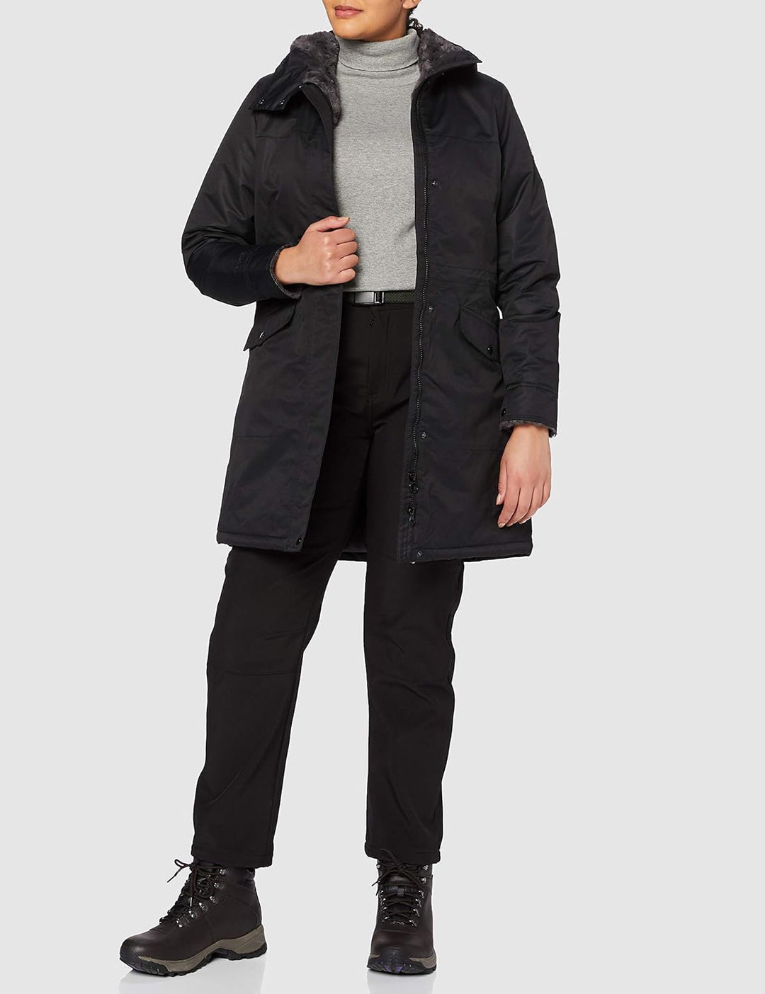 Regatta Damen Rimona Waterproof Breathable Taped Seams Insulated Lined Hooded Jacket Jacke XXS Schwa